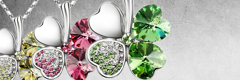 čtyřlístek swarovski elements