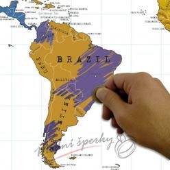 Stírací mapa
