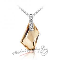 Big stone gold Swarovski Elements
