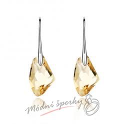 Velké kameny zlaté - krystaly Swarovski elements