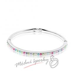Náramek s krystaly Swarovski Elements tiny stones multicolor