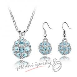 Sparkling ball set blue – s krystaly SWAROVSKI ELEMENTS