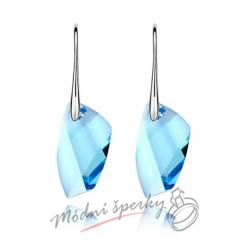 Náušnice Blue stones s krystaly swarovski elements