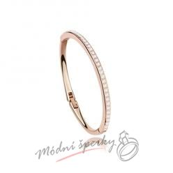Náramek s krystaly Swarovski Elements Tiny stones - čiré - gold