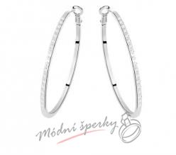 Velké kruhy s krystaly swarovski elements