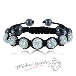 Shamballa náramek duhový