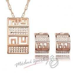 set - čirý symbol s krystaly SWAROVSKI ELEMENTS