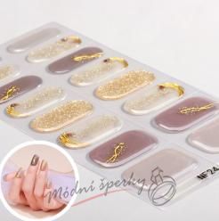 UV GEL nálepky na nehty